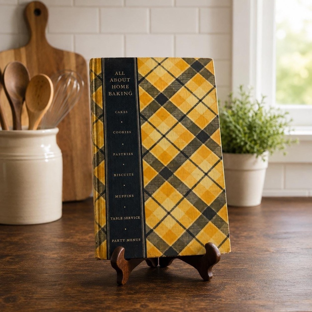 All About Home Baking — 1933 General Foods Vintage Hardcover Cookbook Second Ed
